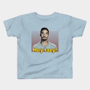 Azan "Hey Lazy" / 90 Day Fiance Tribute Design Kids T-Shirt